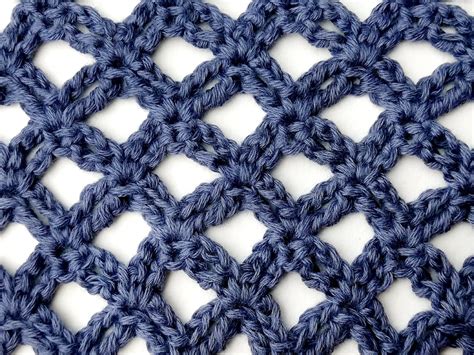 The Lacy Diamond Stitch Nordic Hook Free Crochet Stitch Tutorial