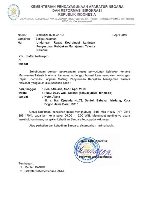 Contoh Surat Undangan Rapat Dan Cara Membuatnya Yang Benar