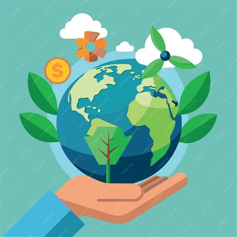 Ecología sostenible o energía renovable para salvar al mundo del cambio