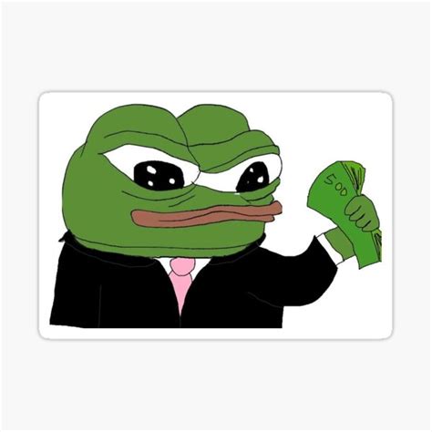 "Business Pepe" Sticker by epicstickers | Redbubble