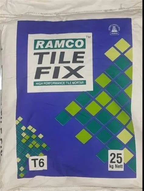 Ramco T High Performance Tile Fix Mortar For Industrial Packaging