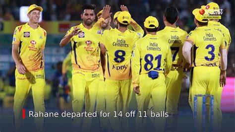 Match Highlights Ipl 2019 Rr Vs Csk Ms Dhoni Helps Csk Clinch Last