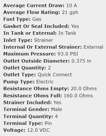 Installing Delphi HP10275 On 1990 F150 Rear Tank Ford Truck