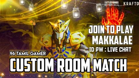 Tamil Bgmi Room Match Bgmi Tamil Live Tamil Custom Room