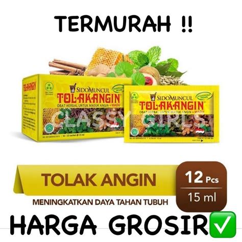 Jual TOLAK ANGIN CAIR PLUS MADU 1 BOX ISI 12 Shopee Indonesia