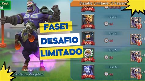 Fase Centauro Vingativo Em Lords Mobile Desafio Limitado Youtube