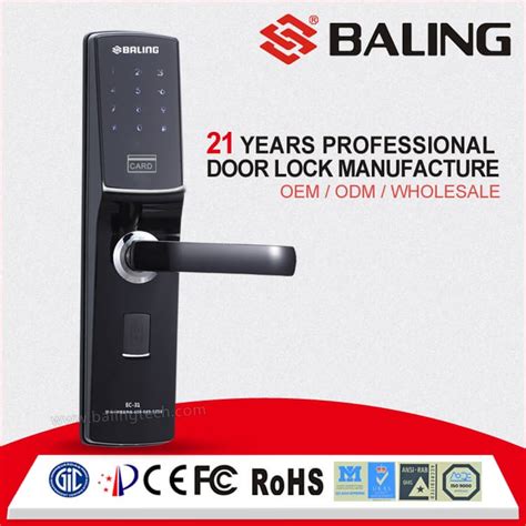 Digital Touch Screen Door Lock With Card Door Lock And Rc Tradekorea