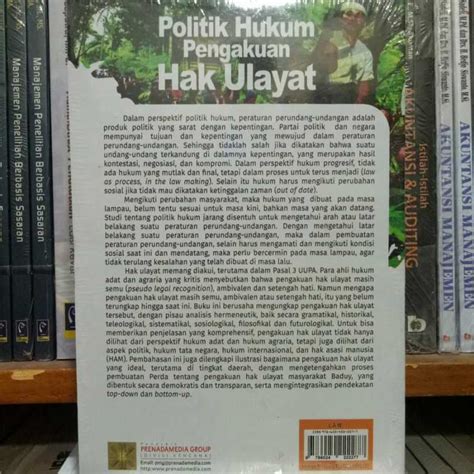 Jual Buku Politik Hukum Pengakuan Hak Ulayat Di Seller Toko Al El Kinan