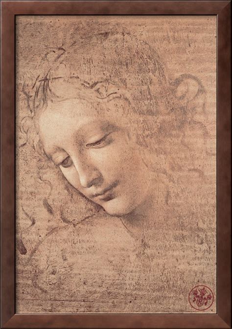 Female Head Full La Scapigliata C By Leonardo Da Vinci For Sale