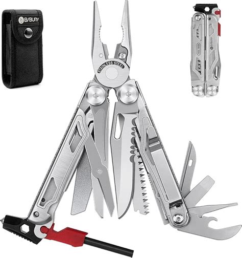 Bibury Multitools Camping Multi Tool Foldable Pliers With Upgraded