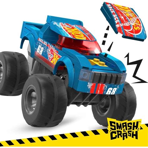 Mega Hot Wheels Smash Crash Race Ace Monster Truck Pccomponentes It