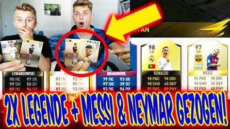 X Legende Neymar Messi Gezogen Extremes Panini Fut Draft Fifa