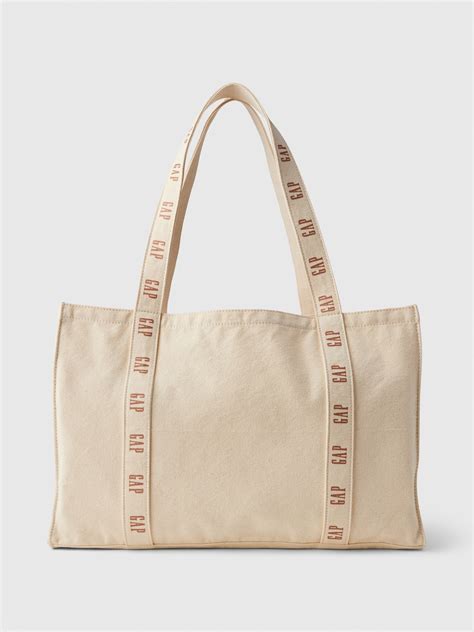 Gap Logo Canvas Tote Bag Gap