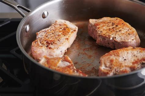 One Skillet Creamy Mustard Pork Chops Recipe The Mom 100