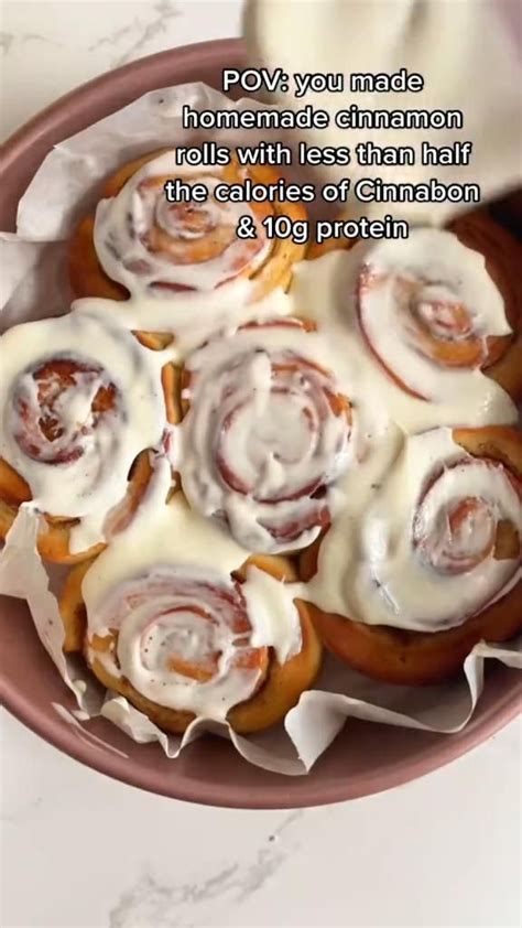 The Best Healthy Cinnamon Rolls Low Calorie Desserts Low Calorie Recipes Low Calorie Recipes