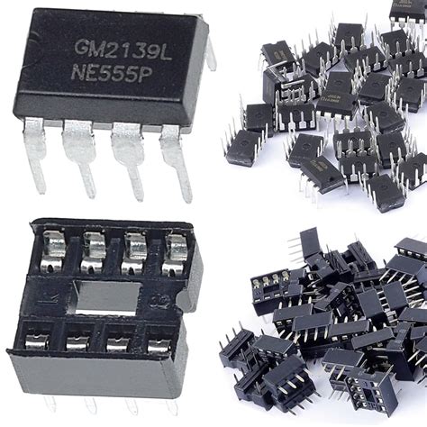 Mua 50 Pcs NE555P Single Precision Timer NE555 IC Pulse Generator