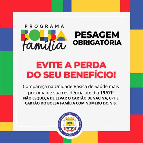 Beneficiários do Bolsa Família devem realizar pesagem obrigatória até