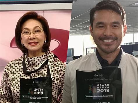 Watch Mel Tiangco At Atom Araullo Kinilala Sa Gawad Midya 2019 Gma