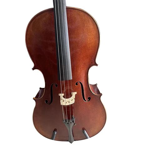 Violoncelle Professionnelle 4 4 1 Pi Ce Avec Dos En Rable Flamm Europ