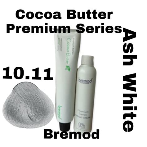 BREMOD PREMIUM SERIES COCOA BUTTER HAIR COLOR WITH OXIDIZER 10 11 ASH