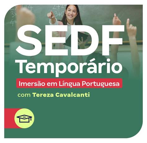 Concurso Sedf Tempor Rio Imers O Em L Ngua Portuguesa