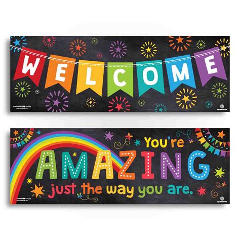 Classroom Welcome Banners | Sproutbrite.com