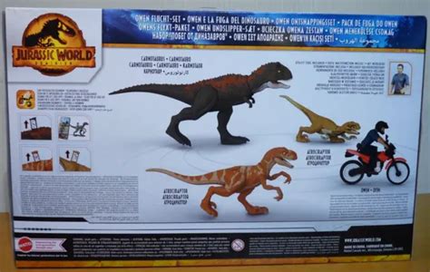 Jurassic World Dominion Owen Escape Pack Mattel Carnotaurus