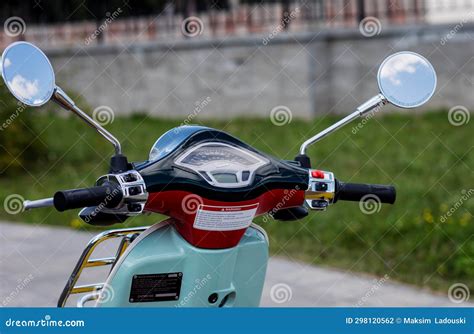 Dashboard And Handlebar Of The Indian Roadmaster Motorcycle Editorial