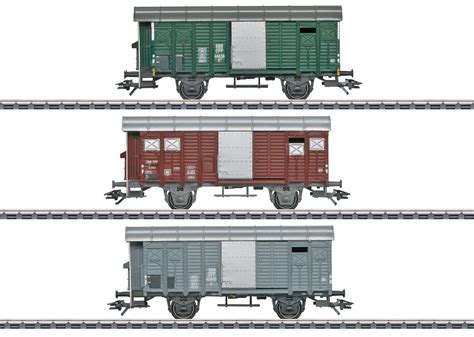 Märklin 46568 SBB Güterwagen Set mit gedeckten Güterwagen K3