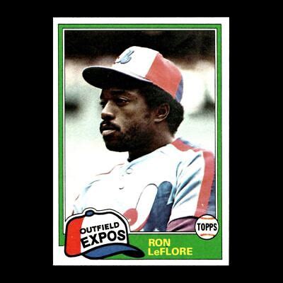 Ron LeFlore 1981 Topps Montreal Expos 710 Nice 1 EBay