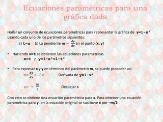 C Nicas Ecuaciones Param Tricas Y Coordenadas Polares Ppt