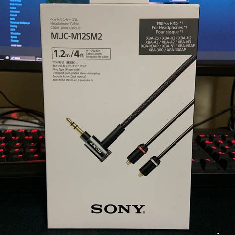 Sony Muc M Sm Mmcx Cable Audio Portable Audio Accessories On Carousell