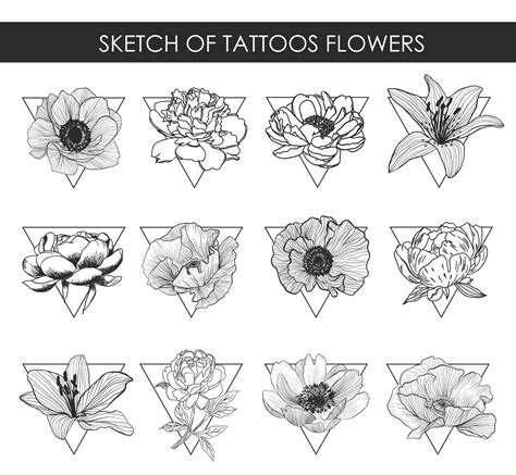 Different Types Of Flower Tattoos