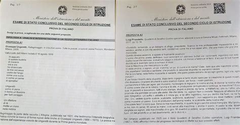 Esami Maturità 2024 le foto di temi e tracce della prima prova scritta