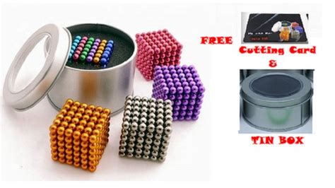 Jual BOLA MAGNET WARNA 5mm BUTIRAN MAGNETIC BUCKY BALLS MULTI FUNGSI