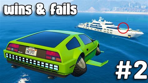 FUNNIEST Fails AND EPIC Win Moments in GTA 5 #2 - YouTube