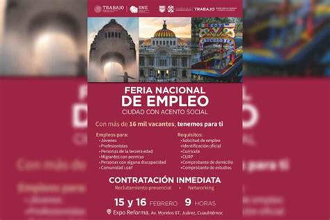 Feria Del Empleo En Cdmx Requisitos Fechas Y Todo Lo Que Necesitas