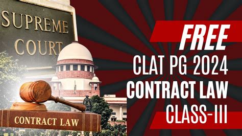 Contract Law Quick Revision Clat Pg Youtube