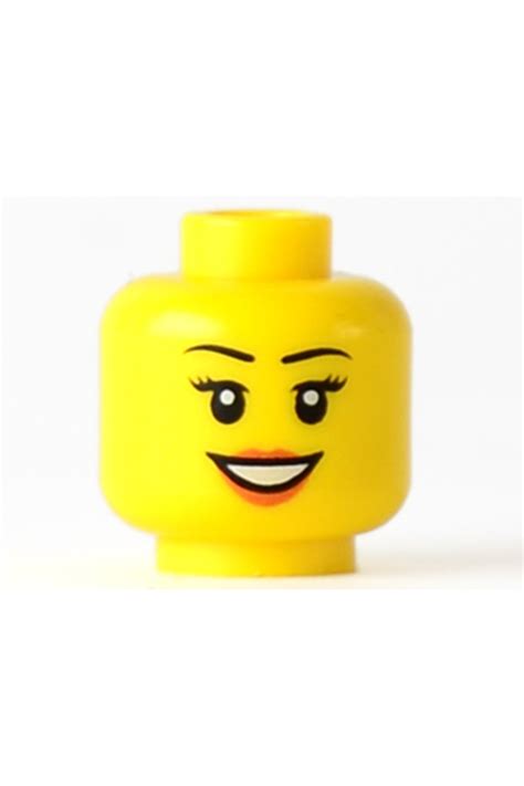 Lego Orjinal Aksesuar Custom Minifigür Minifigure Head Sarı Kafa Güzel Gülen Genç Kadın Fiyatı