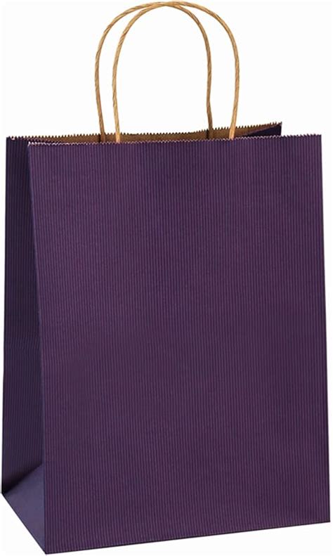 Amazon Bagdream Gift Bags X X Inches Pcs Purple Kraft