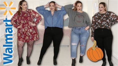 All The Fall Walmart Fall Plus Size Try On Haul Youtube