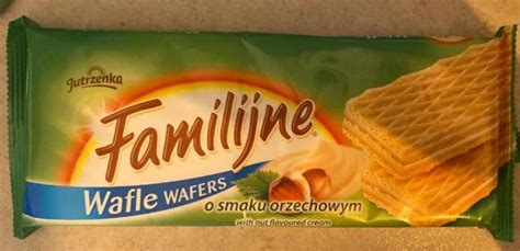 Familijne Klasyczne Wafle O Smaku Orzechowym G Kalorie Kj I