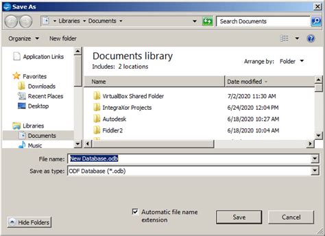 How To Open Microsoft Access Database Mdb With Open Office Base Ecava Igx Web Scada