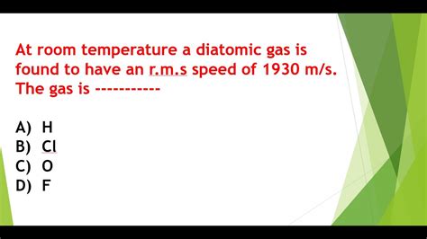 Mcqs Of Physics Kinetic Theory Of Gases Class 12 Physics Neet