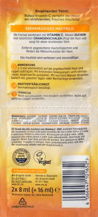 Balea Peeling Vitamin C Sugar Scrub Ml Dauerhaft G Nstig Online