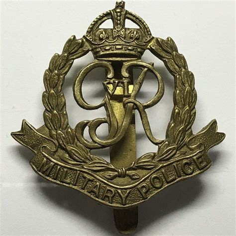 Ww2 Royal Military Police Corps Rmp Cap Badge George Vi