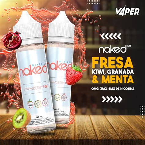 Naked Strawberry Pom Ml Vaper