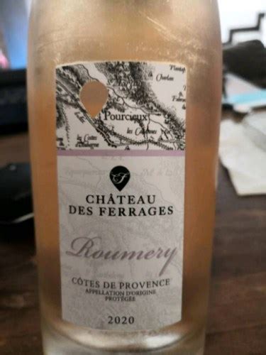 2020 Château des Ferrages Roumery Côtes de Provence Rosé Vivino