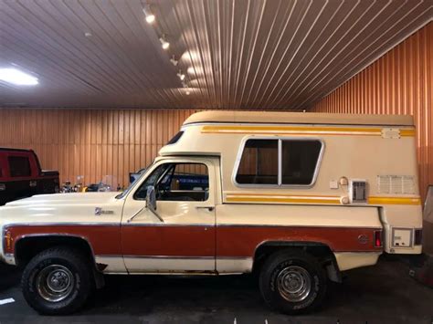 1976 Chevrolet Blazer Chalet Rare Collector Cars Camper Unit 4x4