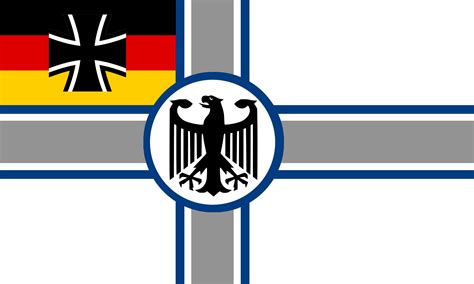 Modern German War Ensign Reichskriegsflagge Based On Army Logo R